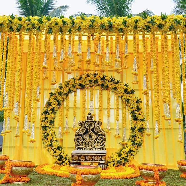 Haldi Mandap Decoration event design