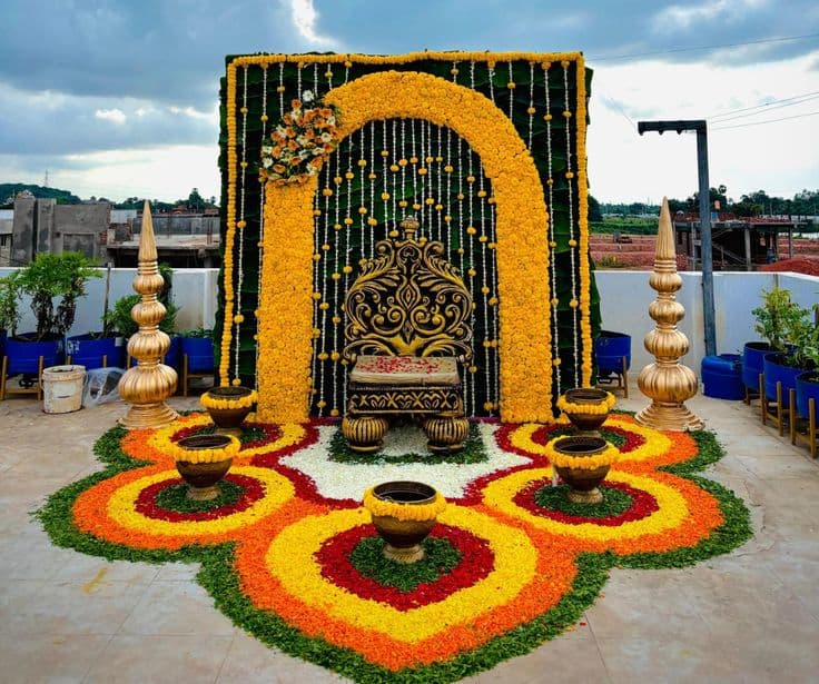 Haldi Ceremony Venue event design
