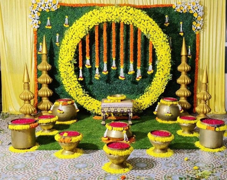 Haldi Event Decoration event design