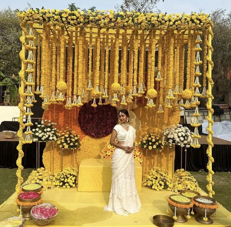 Haldi Ceremony Setup event design