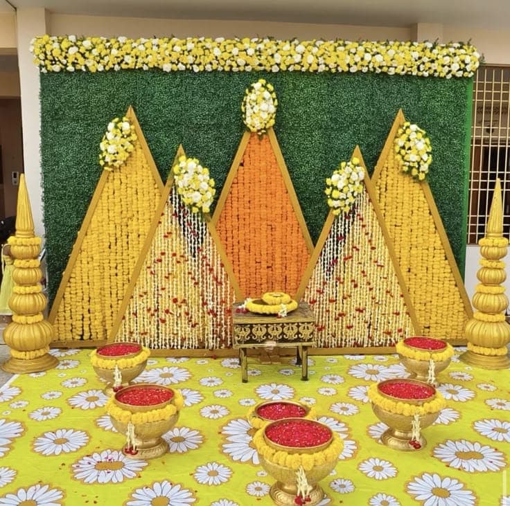 Haldi Event Decoration event design